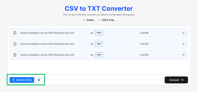 CSV to TXT | Convert Your CSV Files to TXT For Free