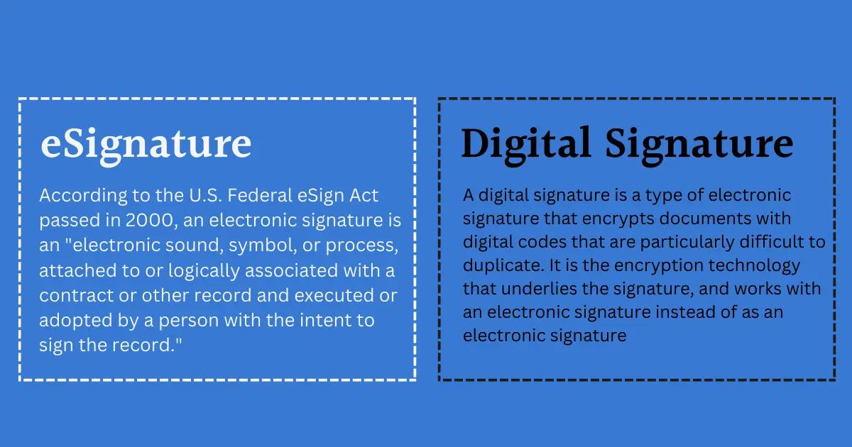 Differences between electronic and digital signatures.webp