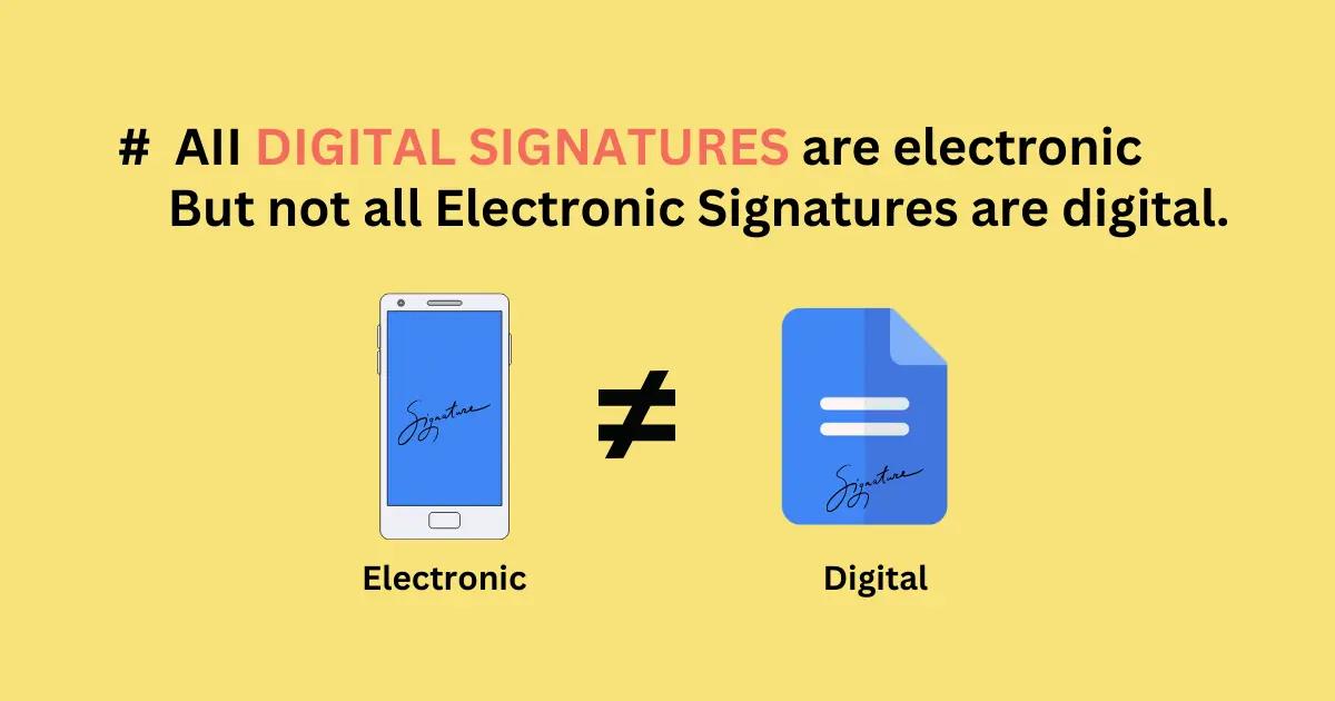 Digital Signature vs Electronic Signature.webp