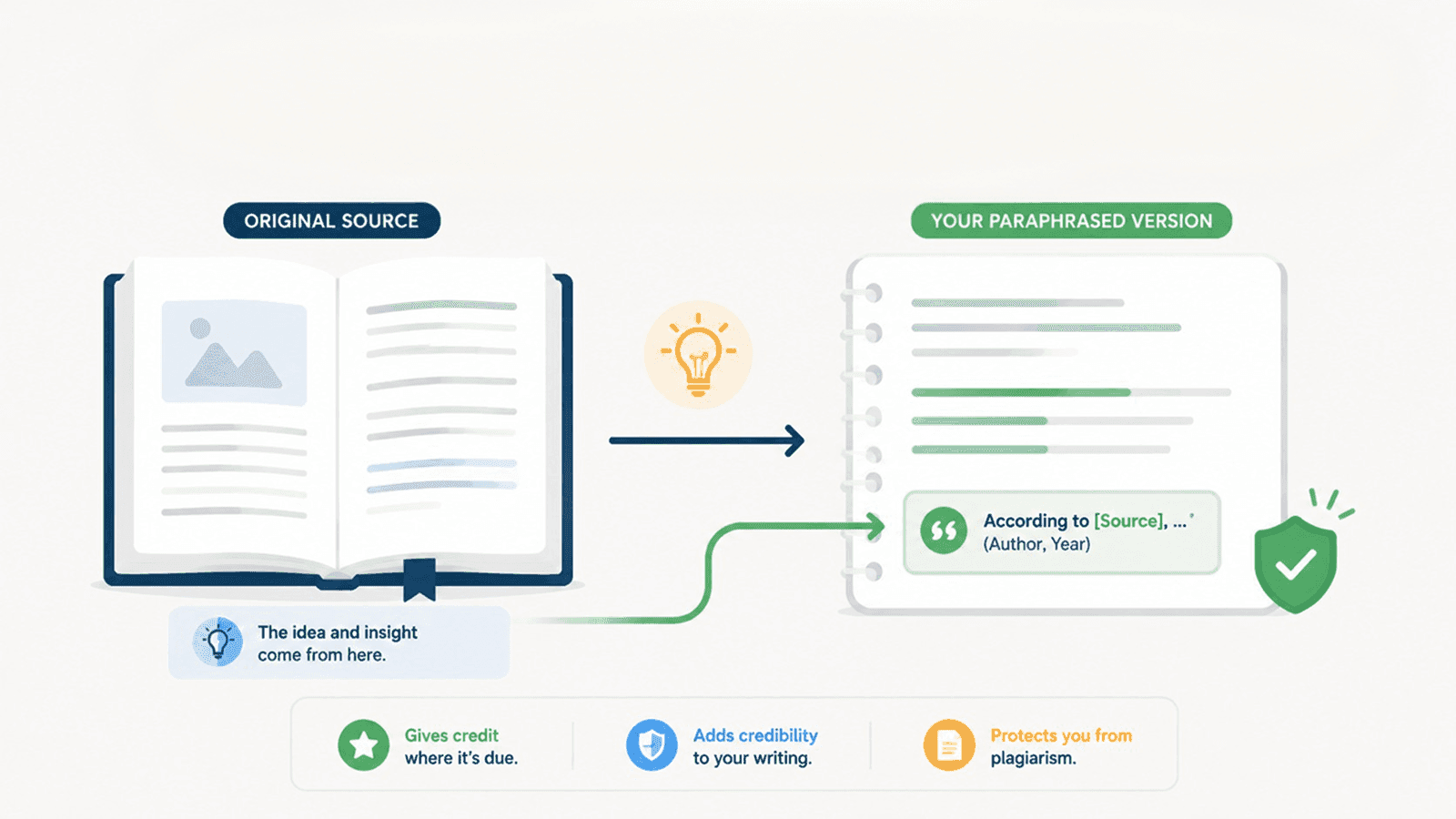 add citation even after paraphrasing by copychecker