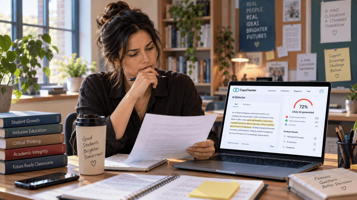 AI Detection False Positives Teacher's Guide Before You Act on a Score