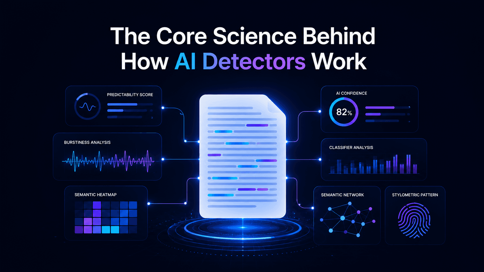 science behind how do ai detectors work copychecker