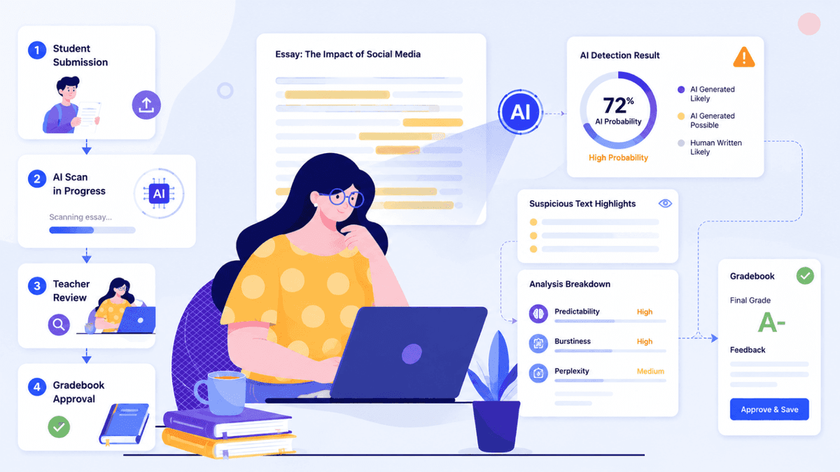 How do Teachers Detect AI Writing Before It Reaches the Grade Book?
