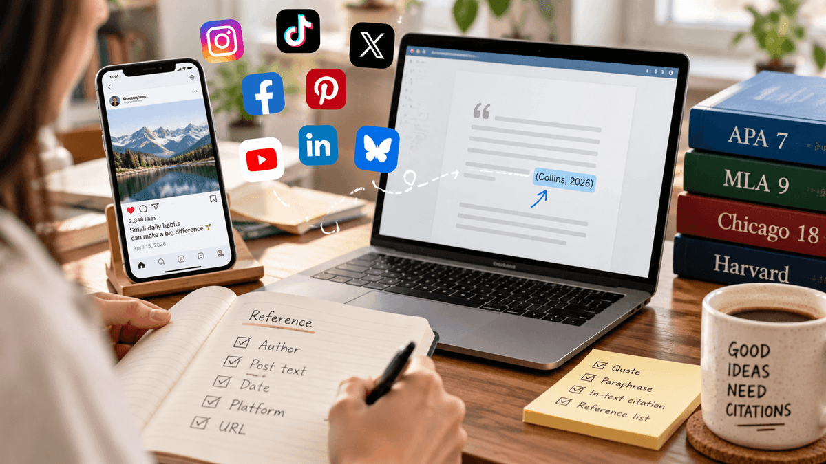How to Cite a Social Media Post Without Any Confusion in 2026