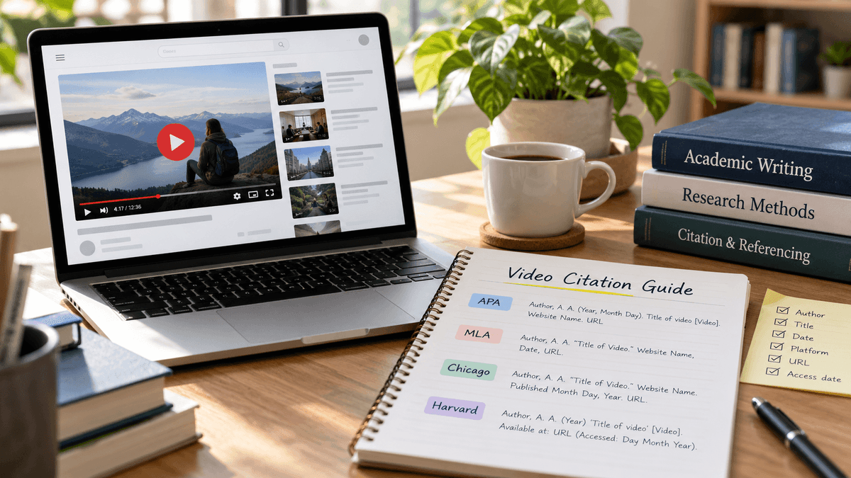 How to Cite a YouTube Video Correctly in 2026