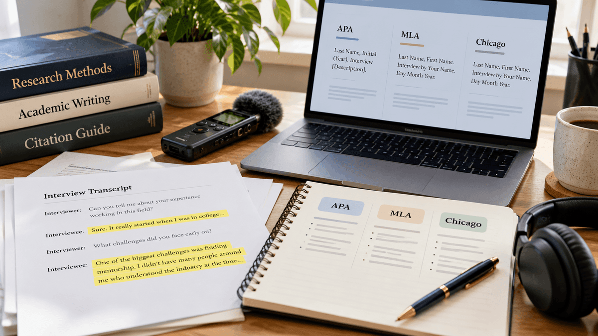 How to Cite an Interview Without Getting Confused in 2026