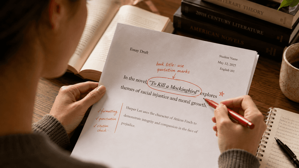 How to Write A Book Title in an Essay in 2026