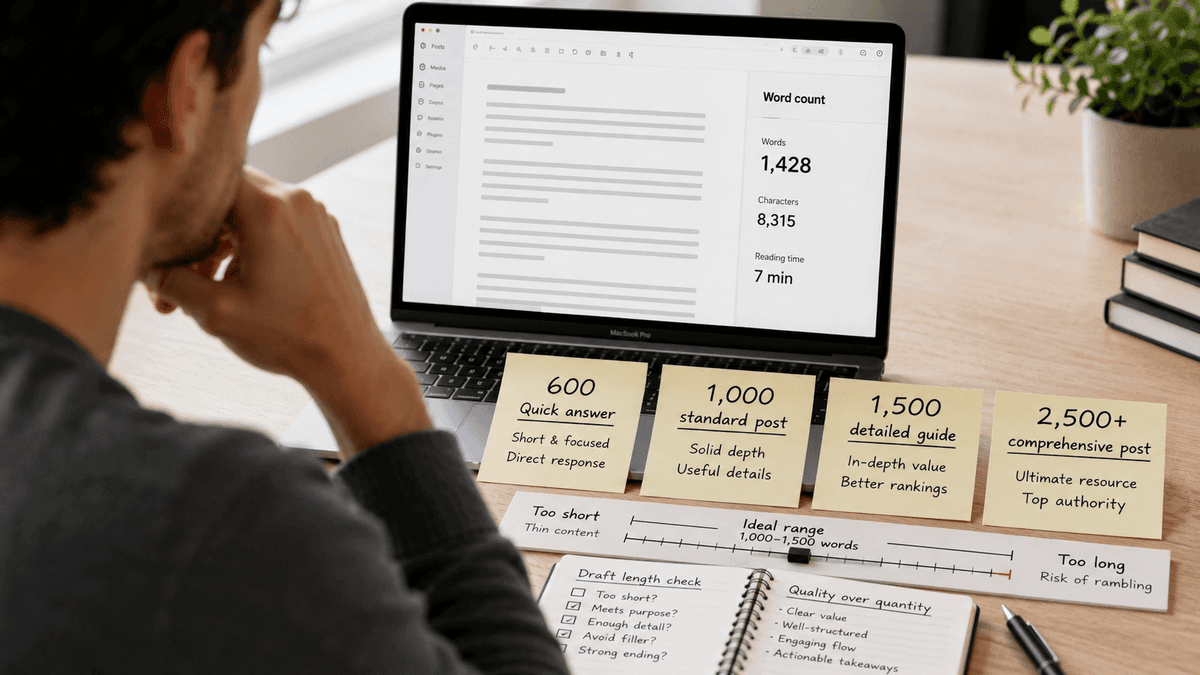 What is the Ideal Word Count for a Blog Post?