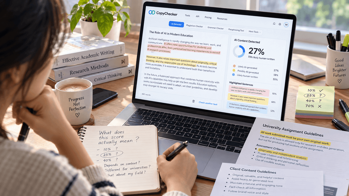 What AI Percentage Is Acceptable? A Realistic Breakdown for 2026