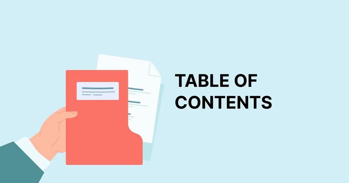How to Make a Table of Contents.webp