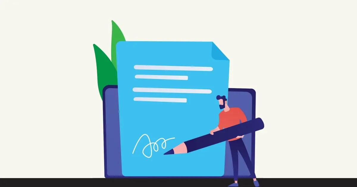 image depicting how to sign a Word document