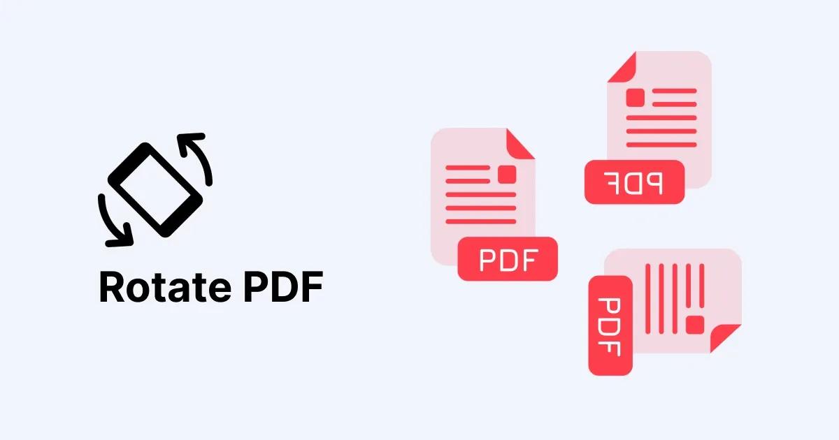 how to rotate a PDF