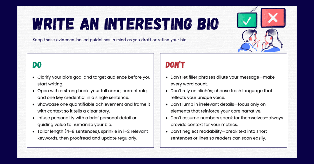 How to Write a Professional Bio (Plus Examples, Tips, and Templates)