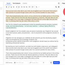 How to use the Plagiarism Checker